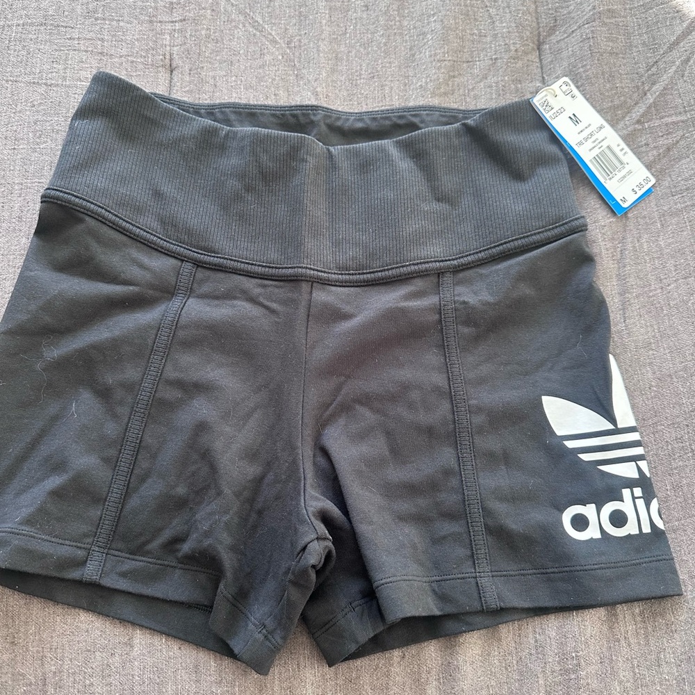 Adidas Women's Dark Gray Athletic Shorts